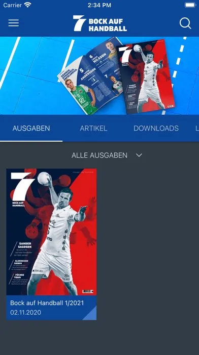 Bock auf Handball - Magazin スクリーンショット