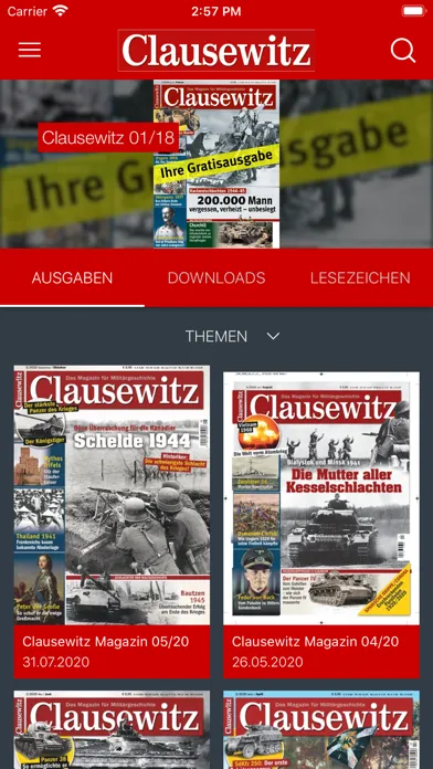 Clausewitz Magazin Screenshots