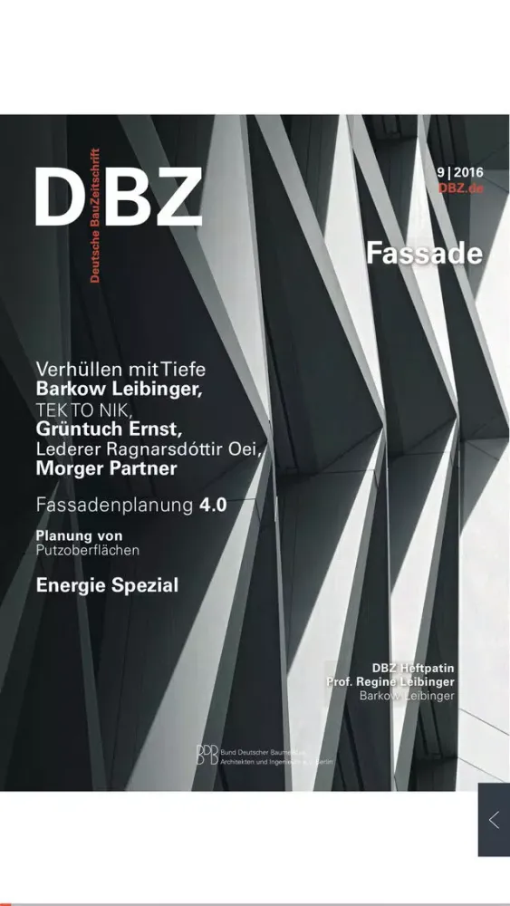 DBZ Deutsche BauZeitschrift應用截圖