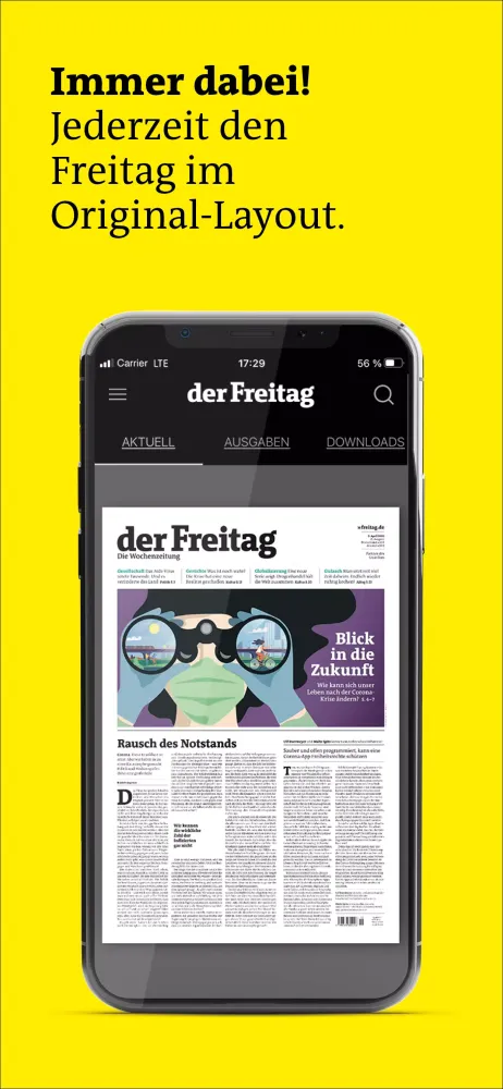 der Freitag EPaper Screenshots