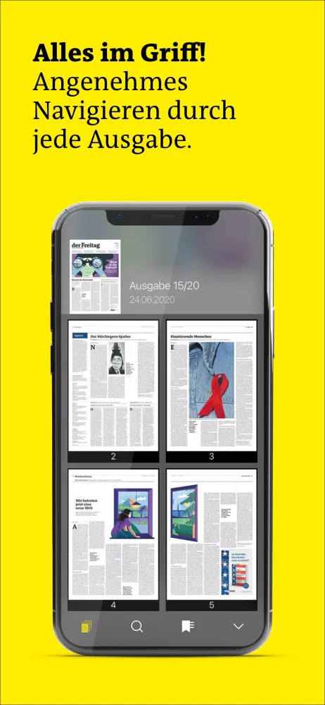 der Freitag EPaper Screenshots