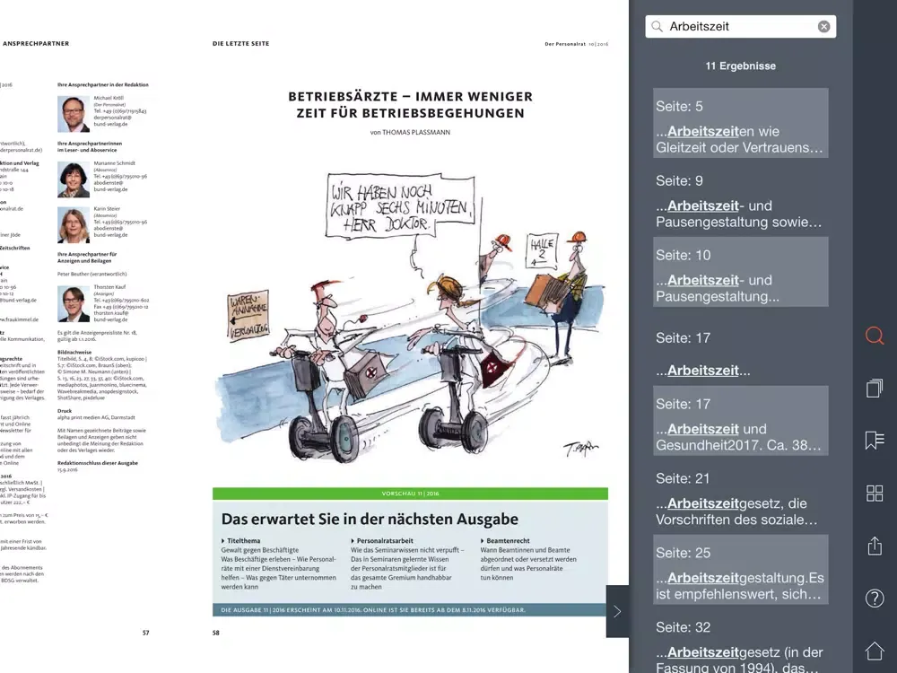 ภาพหน้าจอของ Der Personalrat iPad 