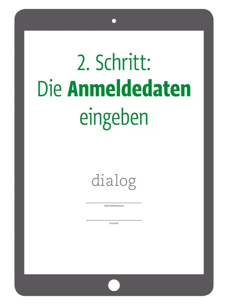 ภาพหน้าจอของ dialog AOK Niedersachsen iPad 