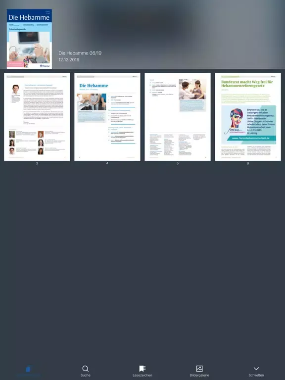 Hebamme iPad 應用截圖