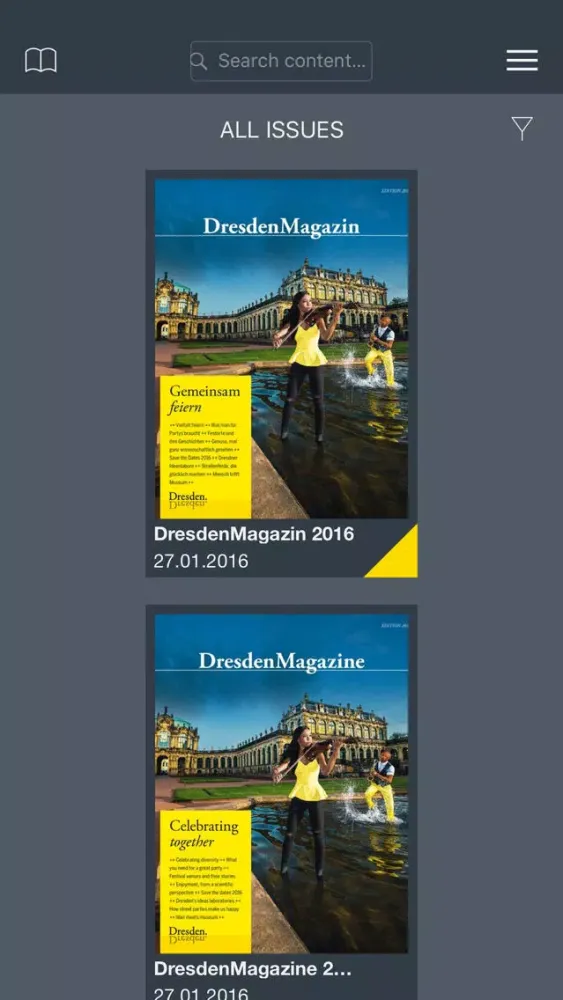 Tangkapan layar DresdenMagazin