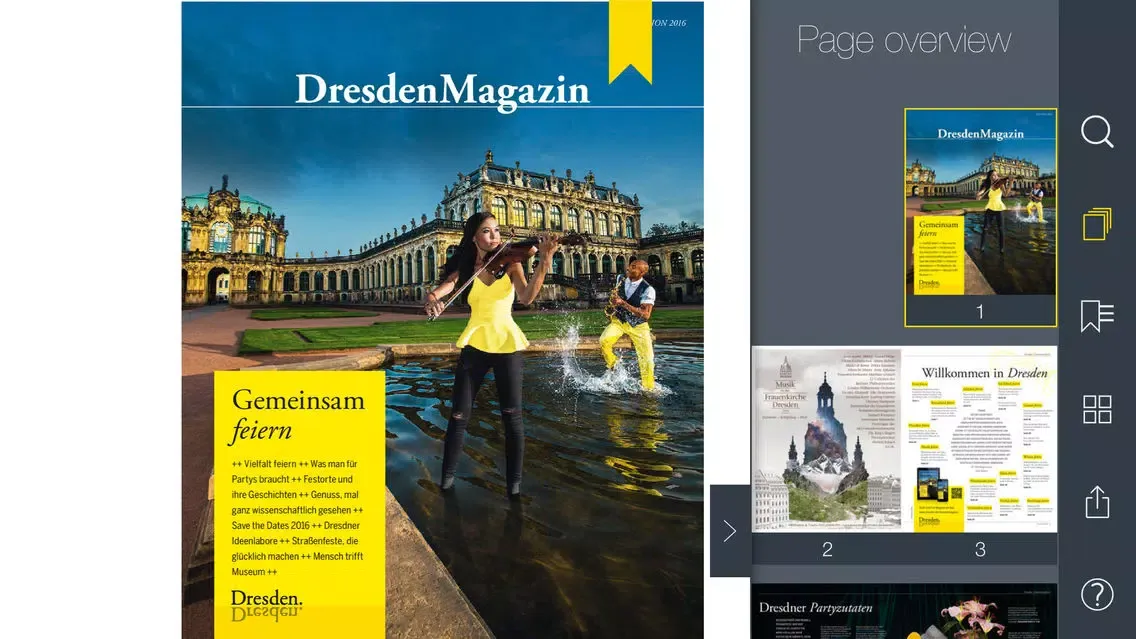Tangkapan layar DresdenMagazin