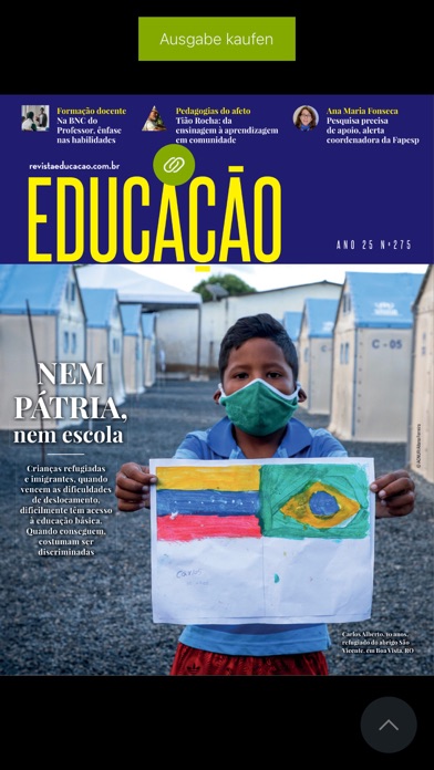 Zrzuty ekranu Revista Educação.