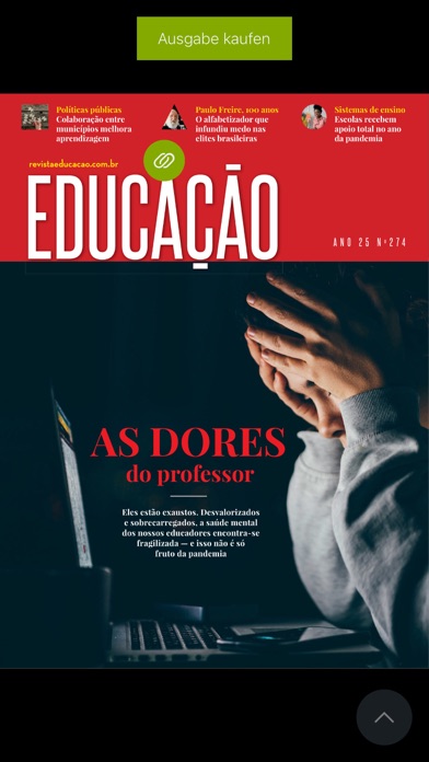Zrzuty ekranu Revista Educação.