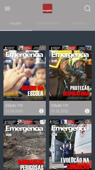 Ảnh chụp màn hình của Emergência Digital
