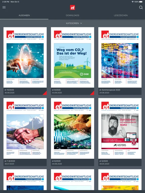 Скриншоты et-Magazin iPad 