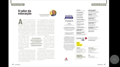 Zrzuty ekranu Revista Ensino Superior