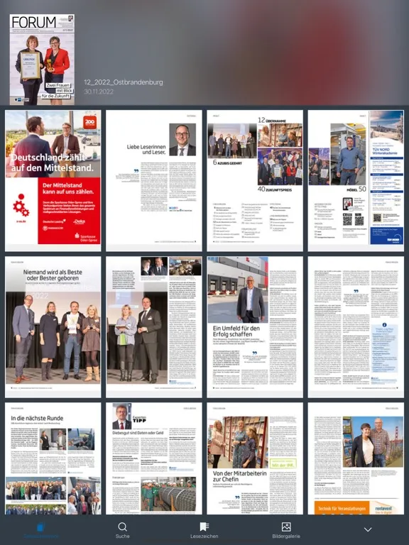 Capturas de tela do Forum IHK-Magazin iPad 