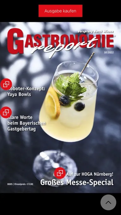 Скриншоты Gastronomie-Report