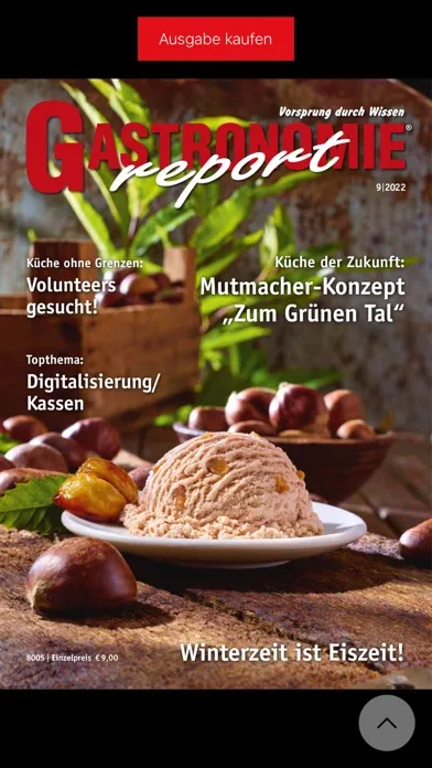 Скриншоты Gastronomie-Report