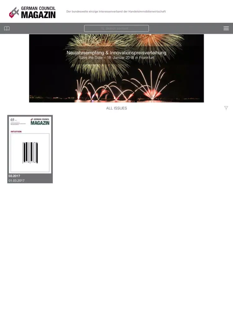German Council Magazin iPad  سکرین شاٹس