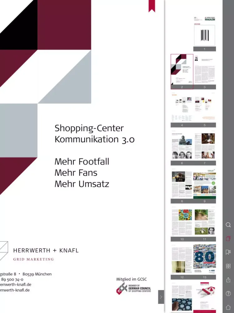 German Council Magazin iPad  سکرین شاٹس