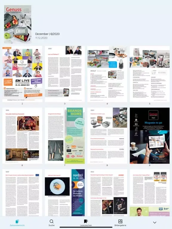 Captures d'écran de Genuss Professional iPad