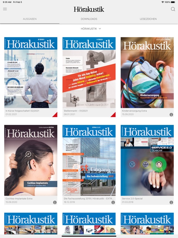 Hörakustik iPad 应用截图