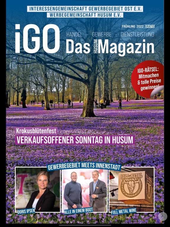Tangkapan skrin iGO Das Magazin iPad 
