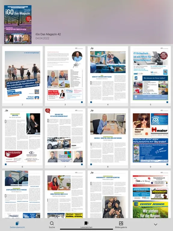 iGO Das Magazin iPad  스크린샷
