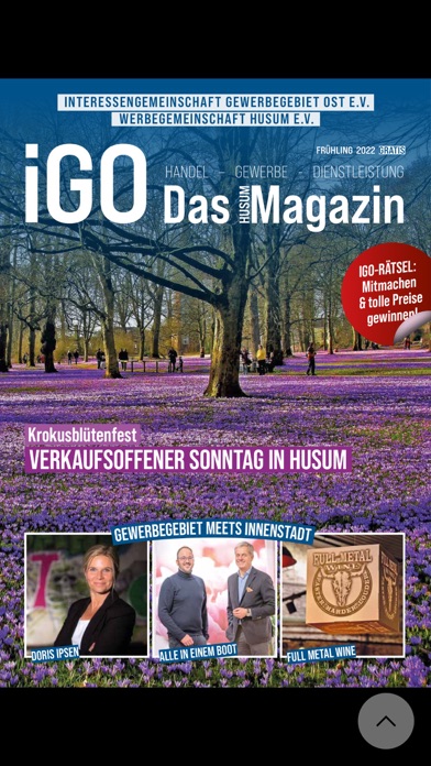 Tangkapan skrin iGO Das Magazin