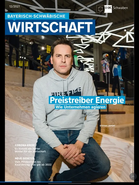 Capturas de tela do BSW Magazin der IHK Schwaben iPad 