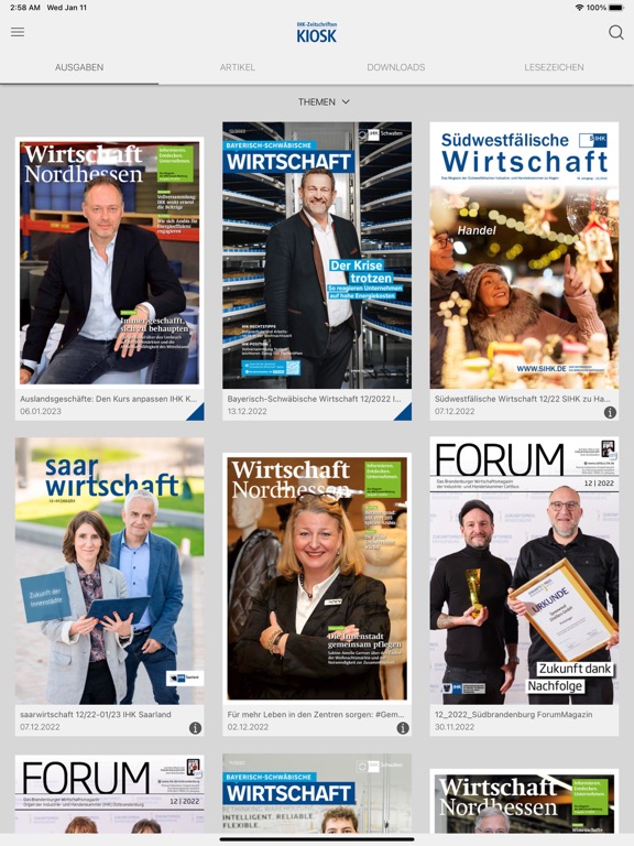 IHK-Zeitschriften Kiosk iPad  سکرین شاٹس