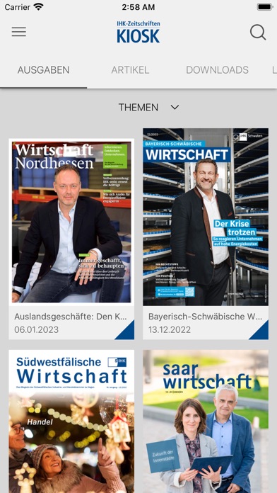 IHK-Zeitschriften Kiosk سکرین شاٹس