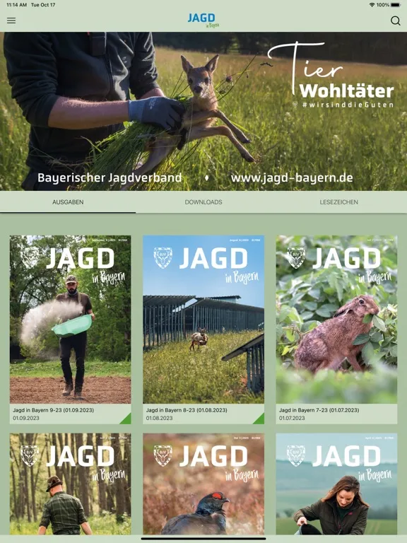 BJV Jagd in Bayern iPad  Screenshots