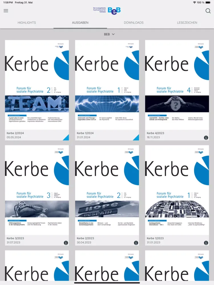BeB App Ekran Görüntüleri