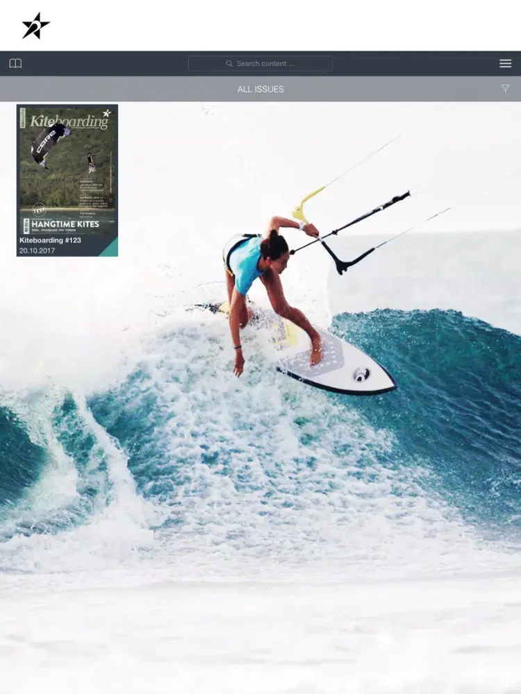 Capturas de tela do Kiteboarding Magazin iPad 