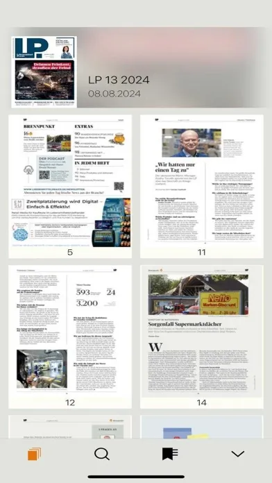 LEBENSMITTEL PRAXIS E-Paper 스크린샷