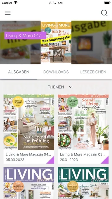 Living & More Magazin應用截圖