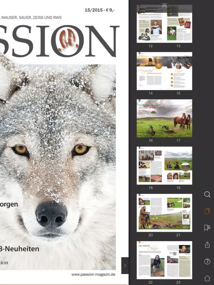 PASSION Magazin iPad  Ekran Görüntüleri