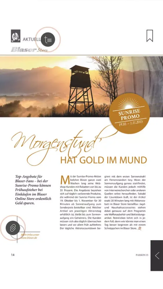 PASSION Magazin Ekran Görüntüleri