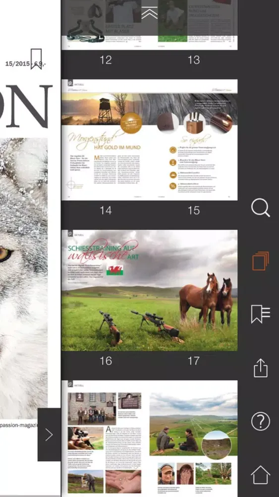 PASSION Magazin Ekran Görüntüleri