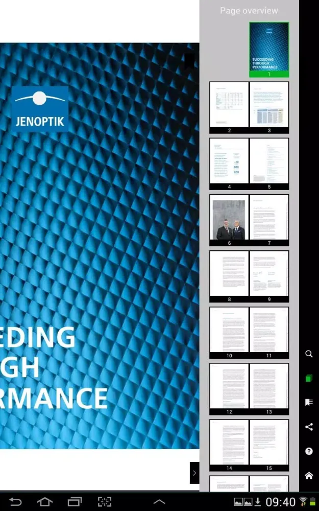 Jenoptik Publications Screenshots