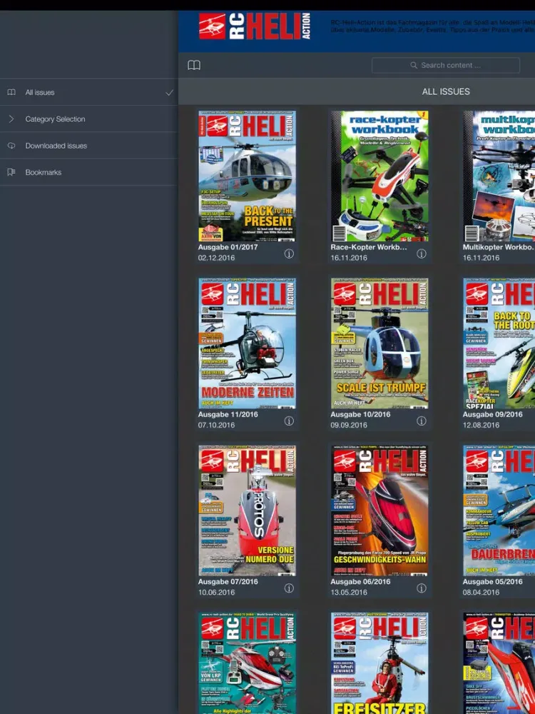 صور RC-Heli-Action - Das Magazin für RC-Helikopter iPad 