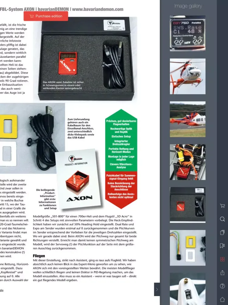 صور RC-Heli-Action - Das Magazin für RC-Helikopter iPad 