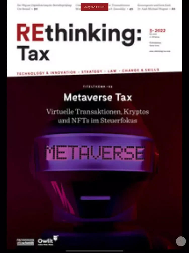 Rethinking Tax iPad  स्क्रीनशॉट