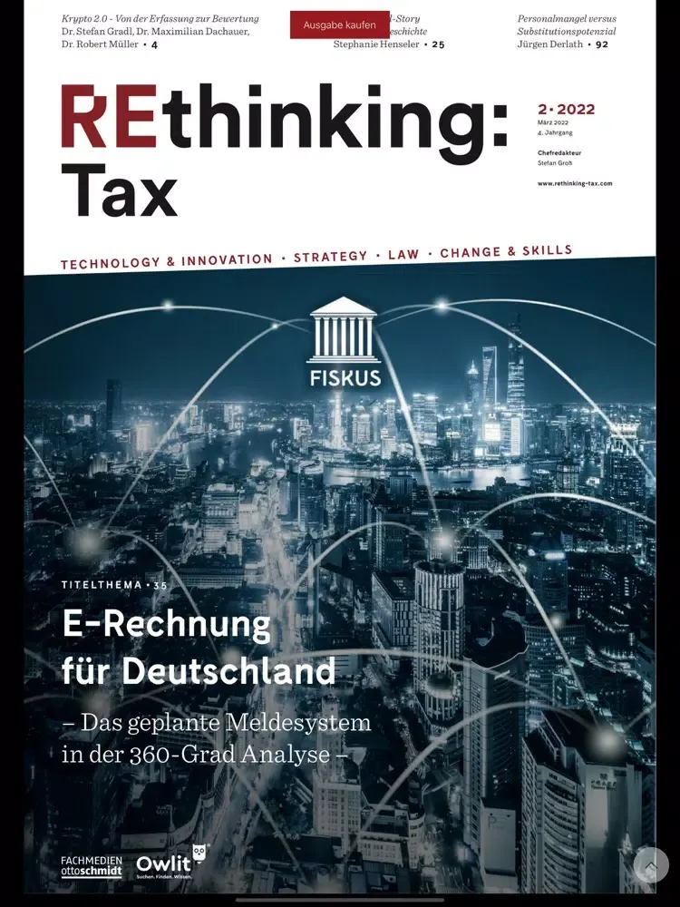 Rethinking Tax iPad  स्क्रीनशॉट