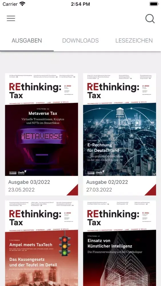 Rethinking Tax स्क्रीनशॉट