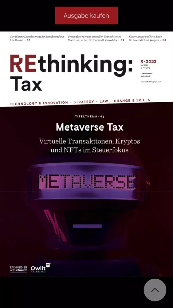 Rethinking Tax स्क्रीनशॉट