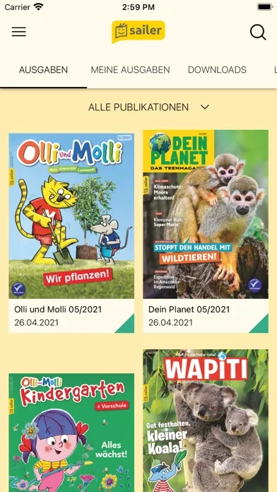 sailer lesen+ سکرین شاٹس