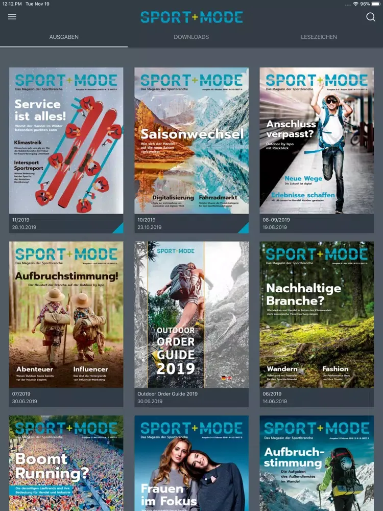 ภาพหน้าจอของ sport+mode iPad 