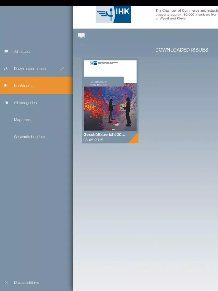 Niederrh. IHK iPad  Screenshots