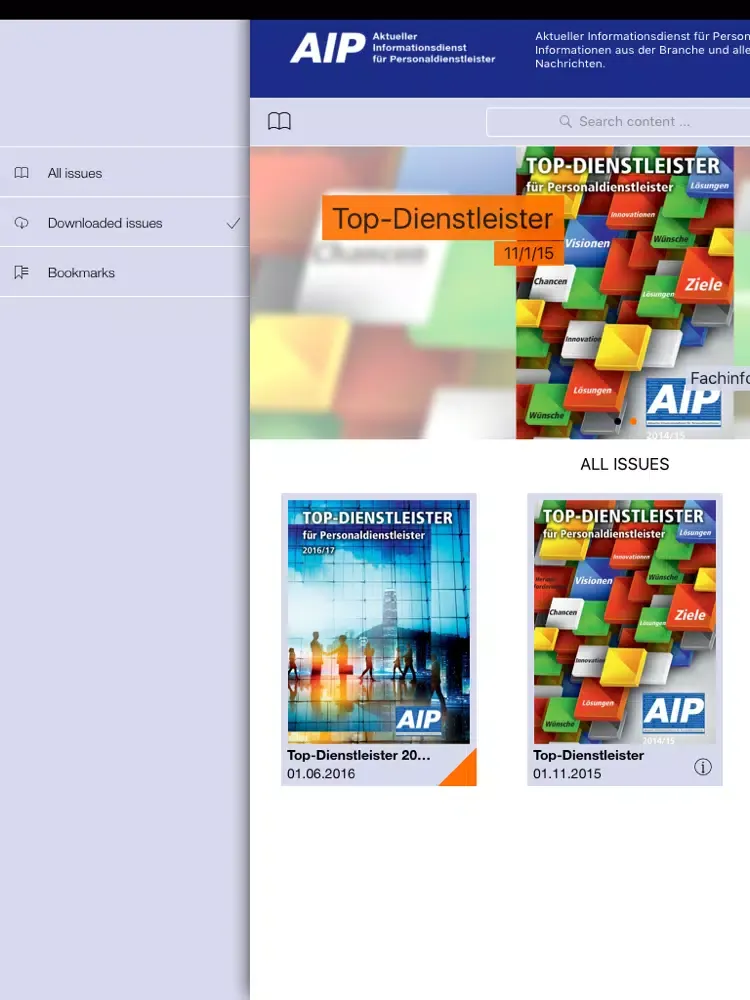 AIP/TOP-DIENSTLEISTER iPad  স্ক্রিনশট