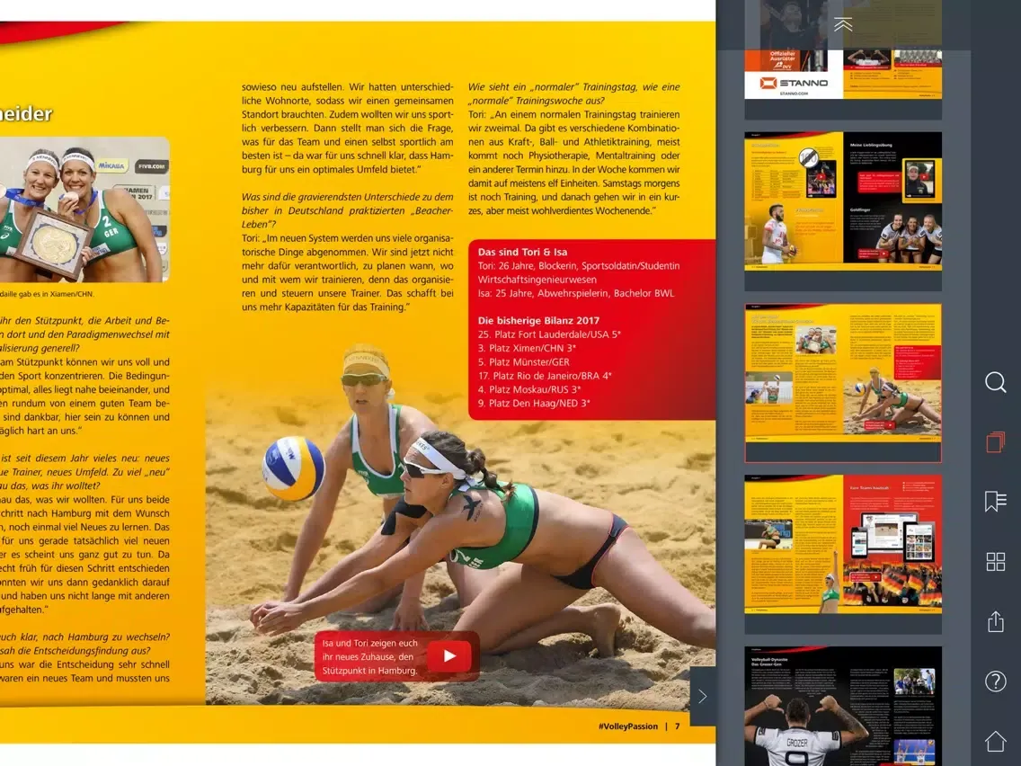 Capturas de pantalla de #VolleyPassion iPad 