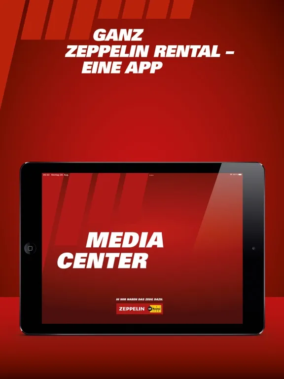 Zeppelin Rental Mediacenter iPad 應用截圖