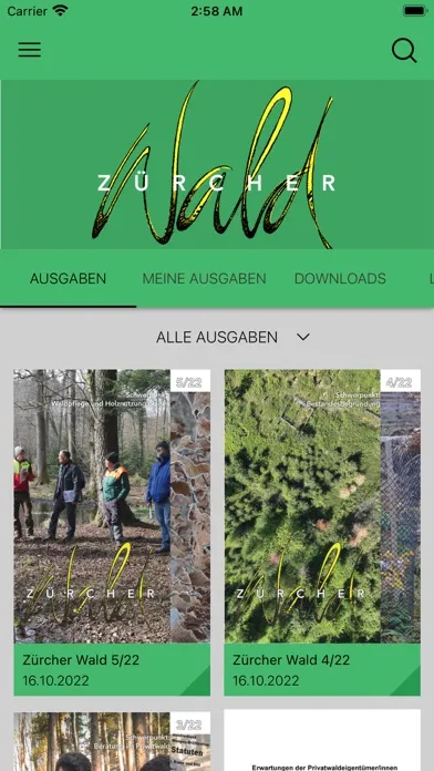 Zürcher Wald应用截图